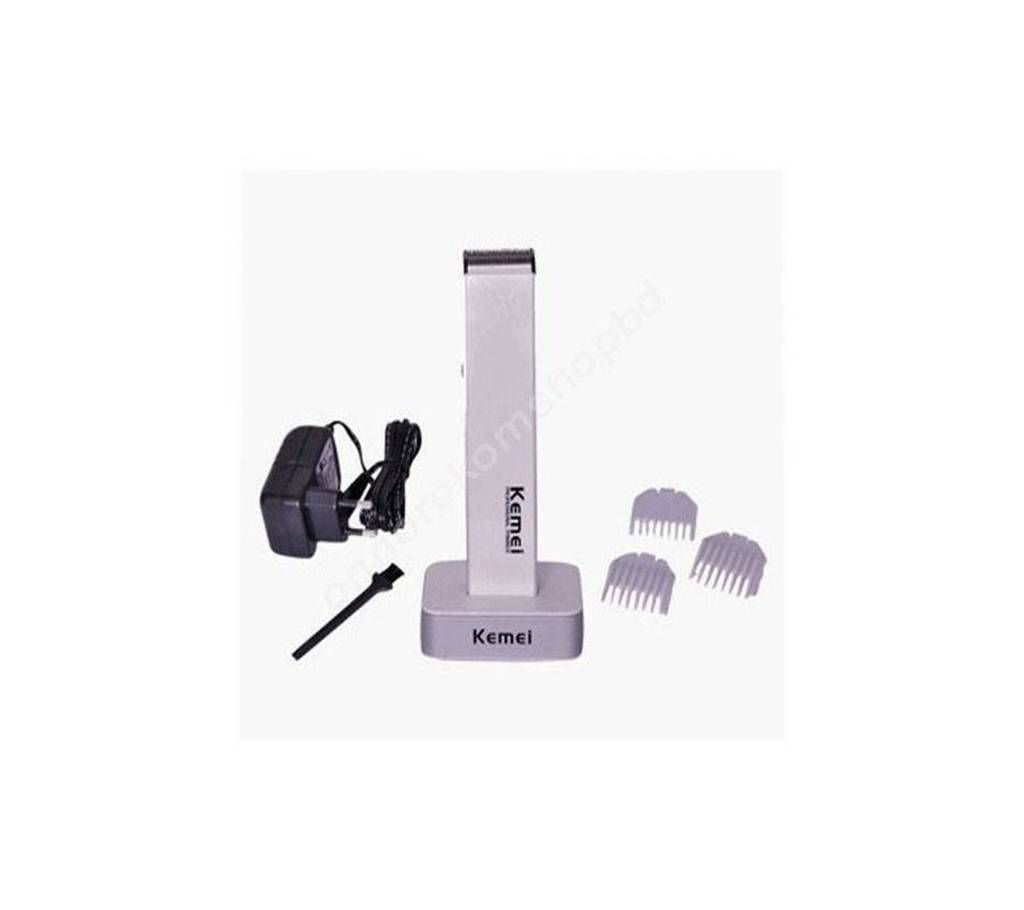 KEMEI KM-619 RECHARGABLE TRIMMER-WHITE