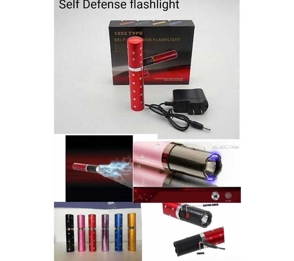 self defense rechargeable waterproof small flashlight