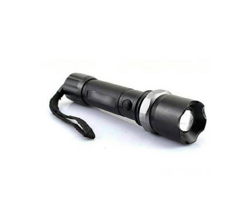 Mini Rechargeable Torch Light - Black