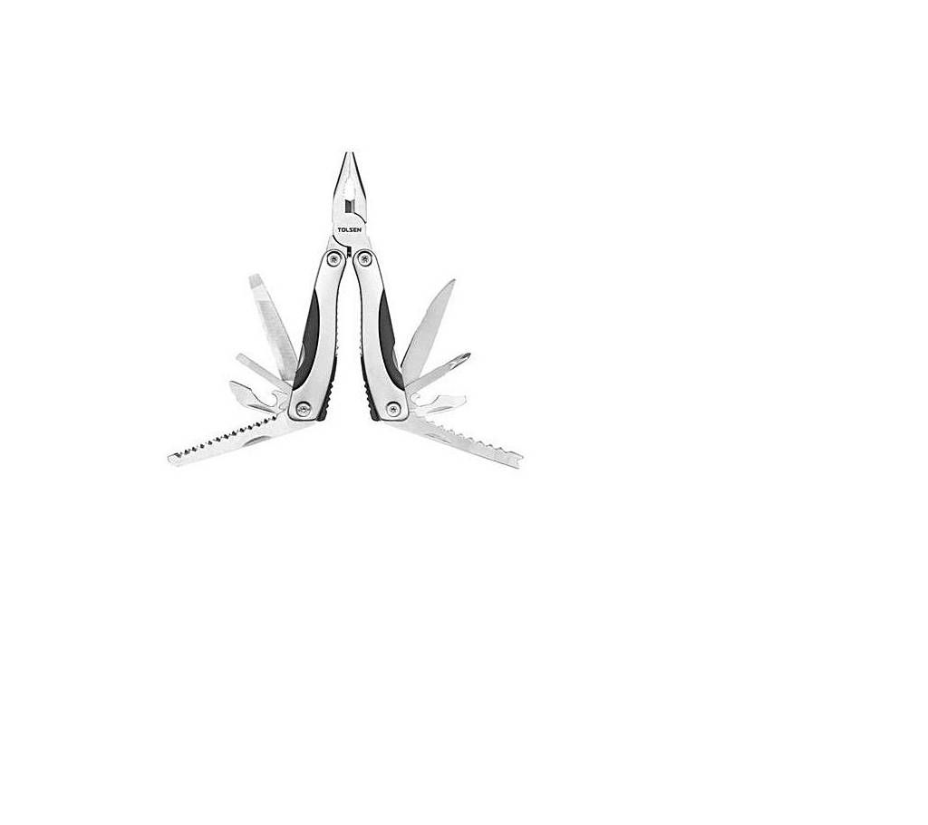 Tolsen Multipurpose Plier 14 In 1 Multi Tool - Silver