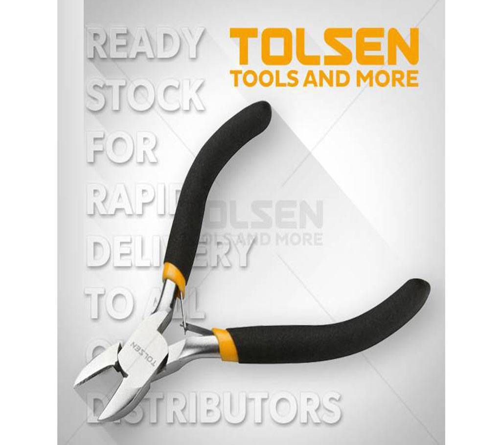 Tolsen Mini Combination Pliers (4.5") 10030 Bi-Dipped Handle