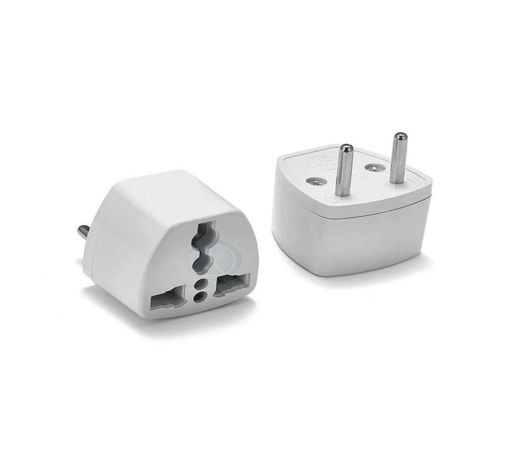 2 Pin AC Travel Converter Socket 1Pcs