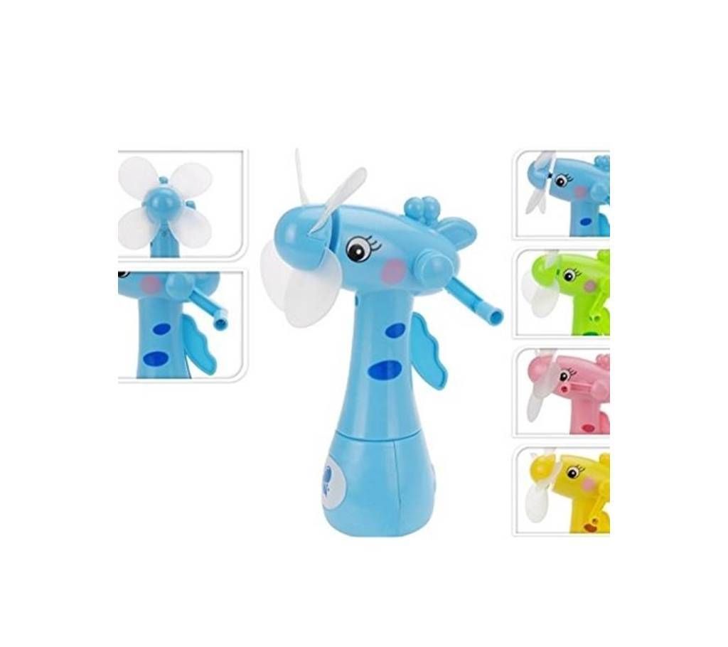 Portable Mini Fan With Manual Small Fan Water Mist Spray Handled