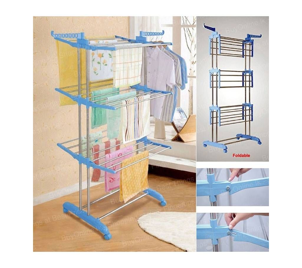 Three Layer Clothes Rack