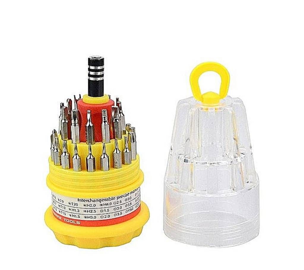 31 in 1 Screwdriver Tools - Yellow
