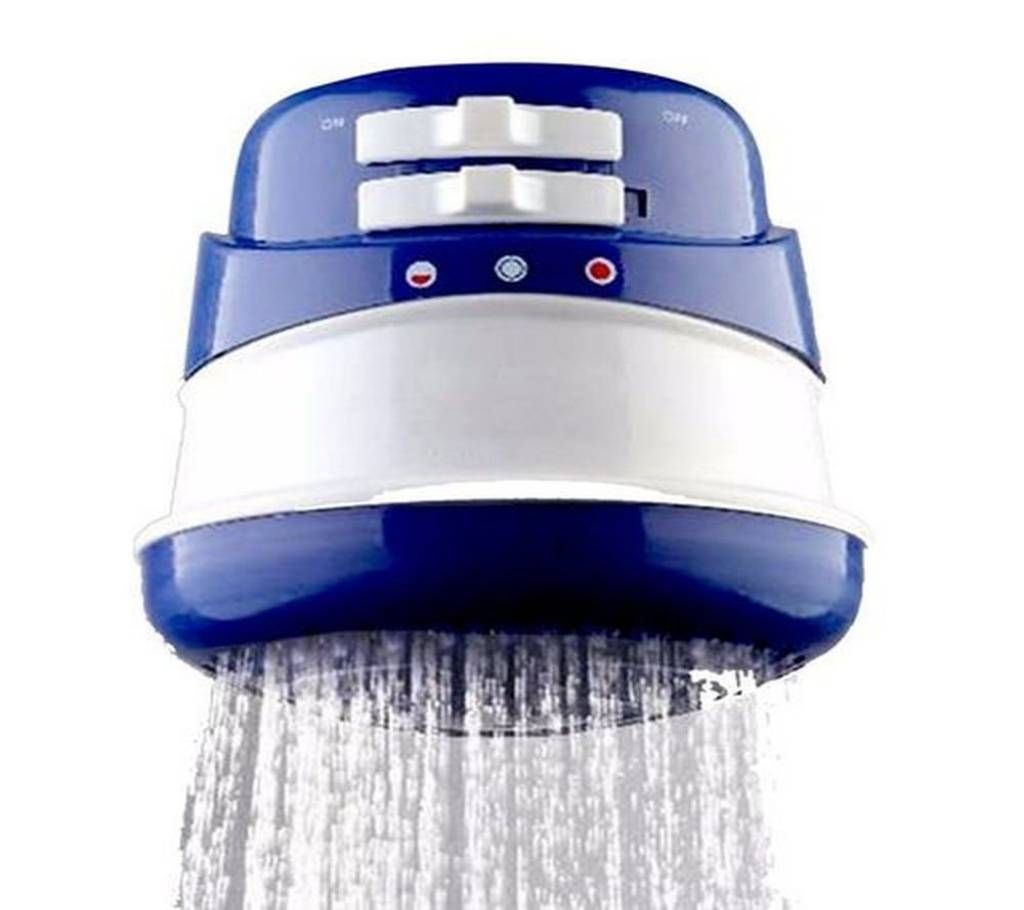Instant Electric Hot Shower (Blue & White)