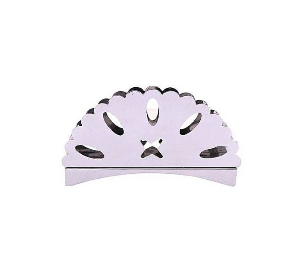 Stainless Steel Tissue Holder - Silver