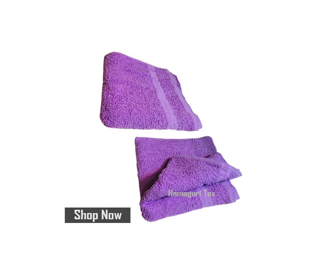 2pcs Premium Quality Bath Towel Purple