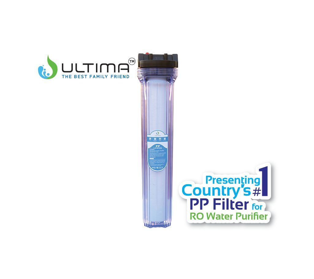 Ultima Water Purifier One Stage 20" Water Filter with 0.45 micron PP