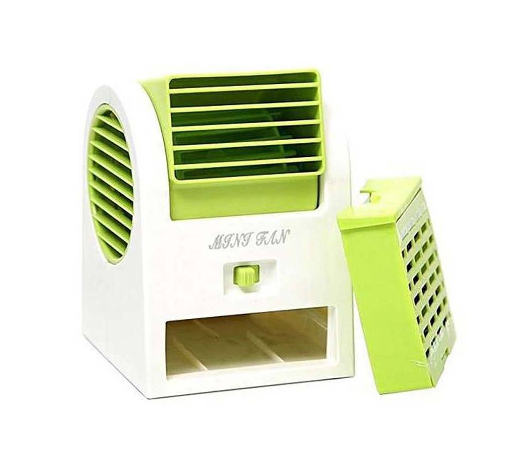 Mini Air Cooler - White and Green
