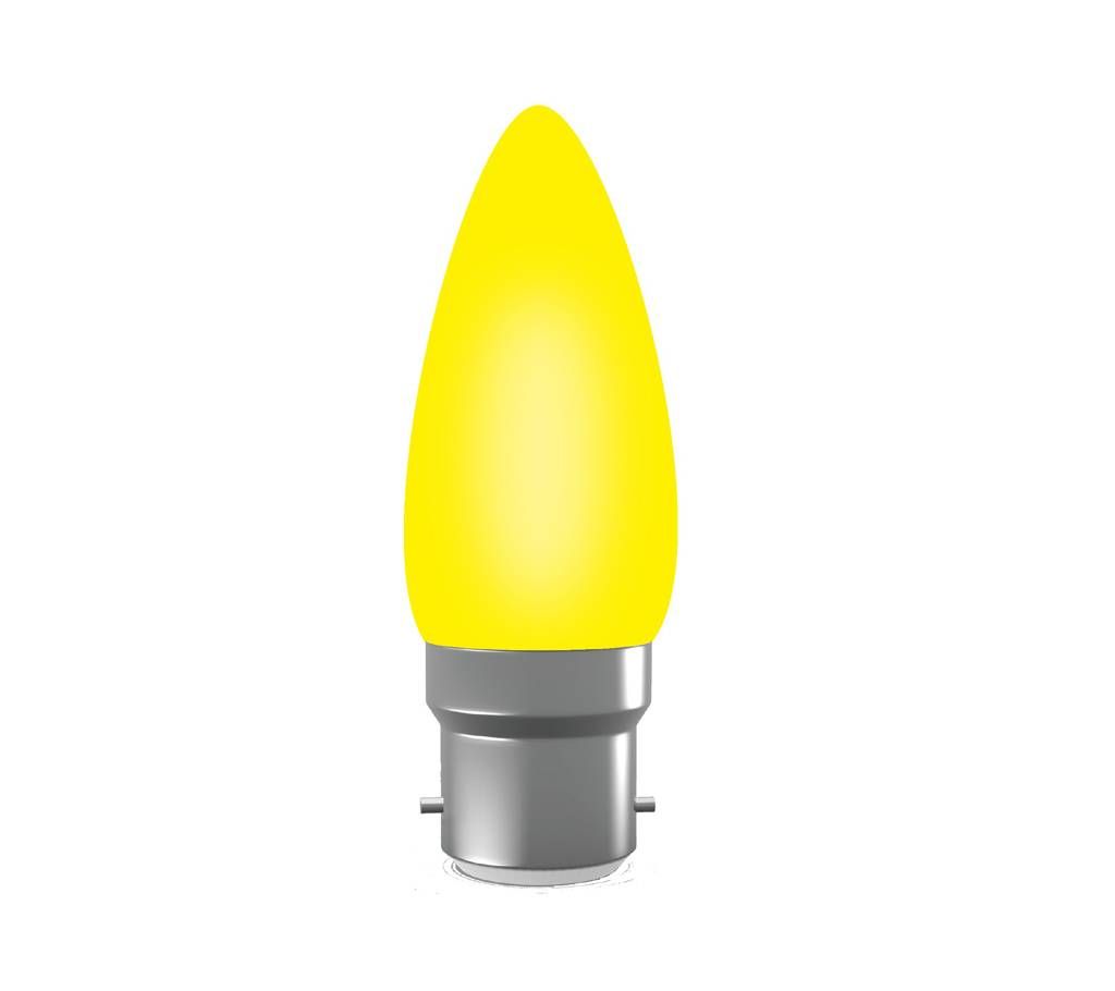 Super Star AC LED 0.5W YELLOW E-27 COLORLUX CANDLE