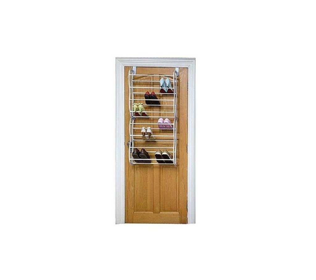 12 Layers Over-the-Door Shoe Rack - White