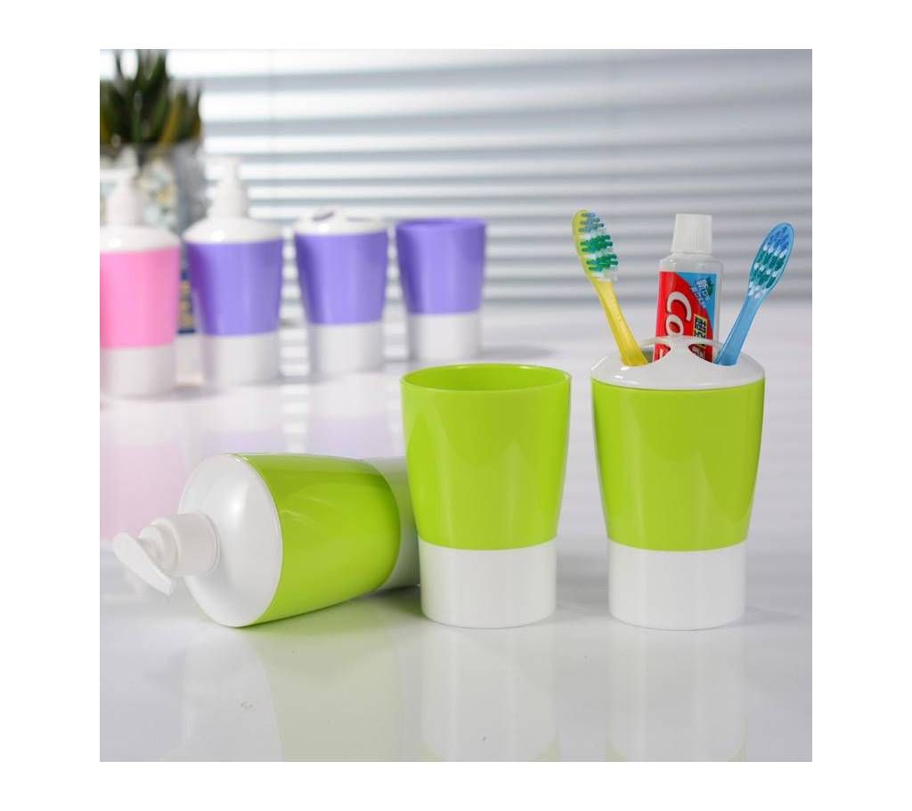 Double Color glass Wash Cup
