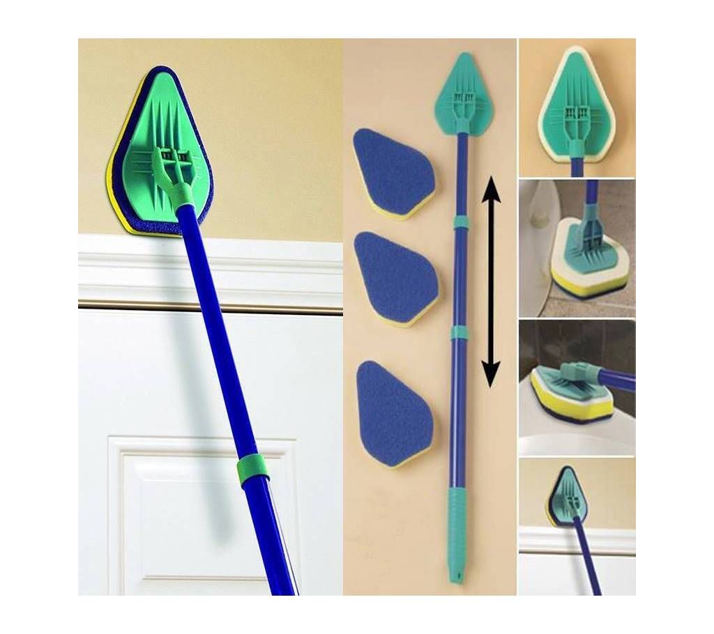 Clean Reach Triangle Sponge Mop