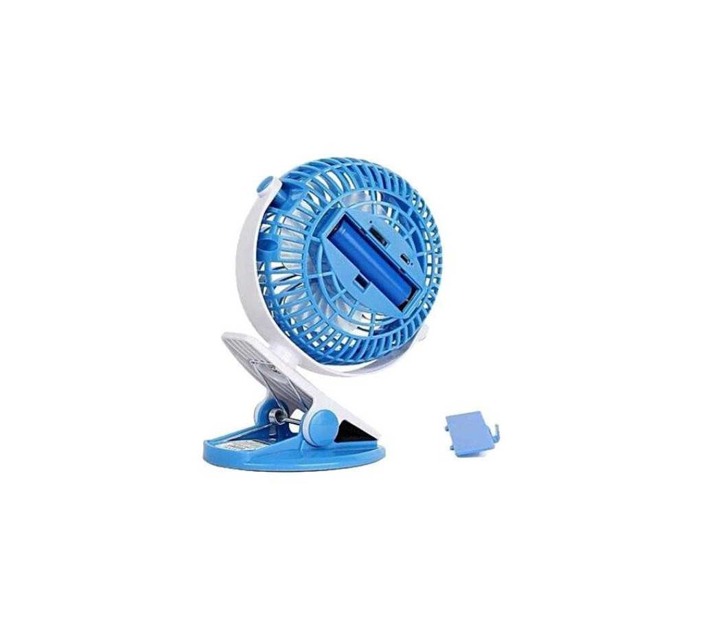 Rechargeable Small Clip Fan - Blue