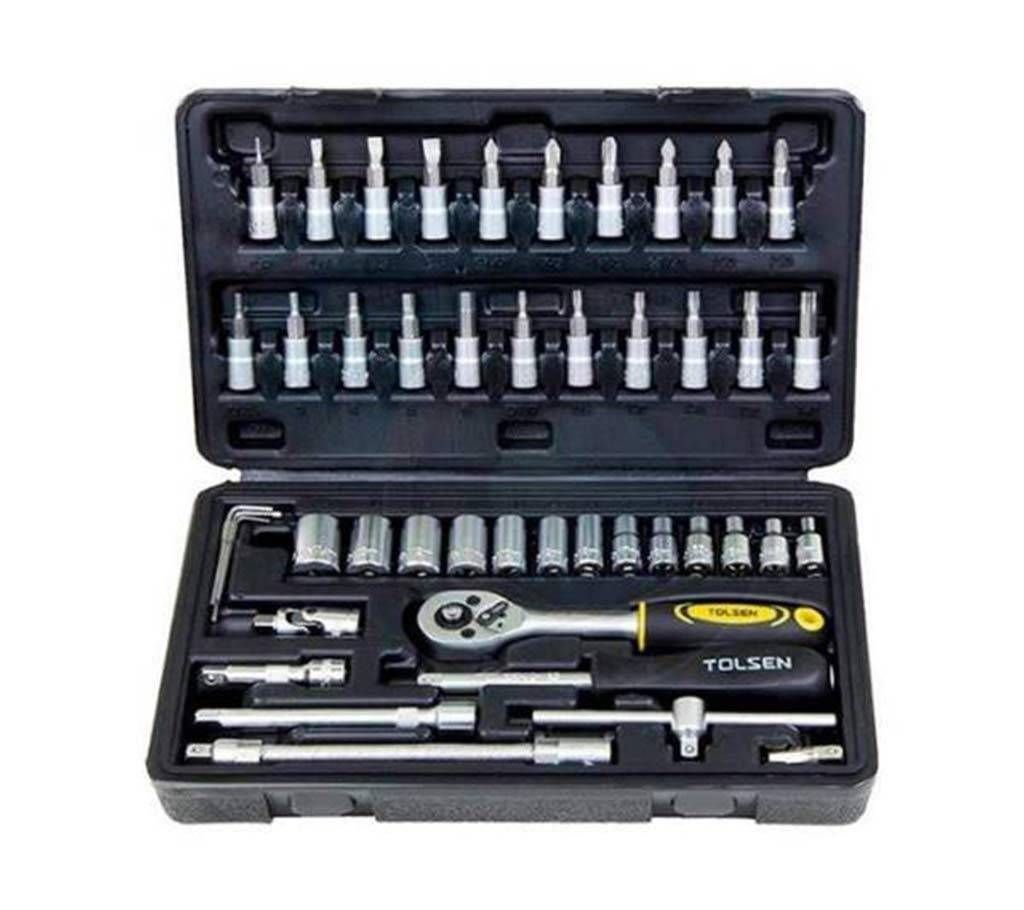 Tolsen 14″ Socket Set - 46 Pcs
