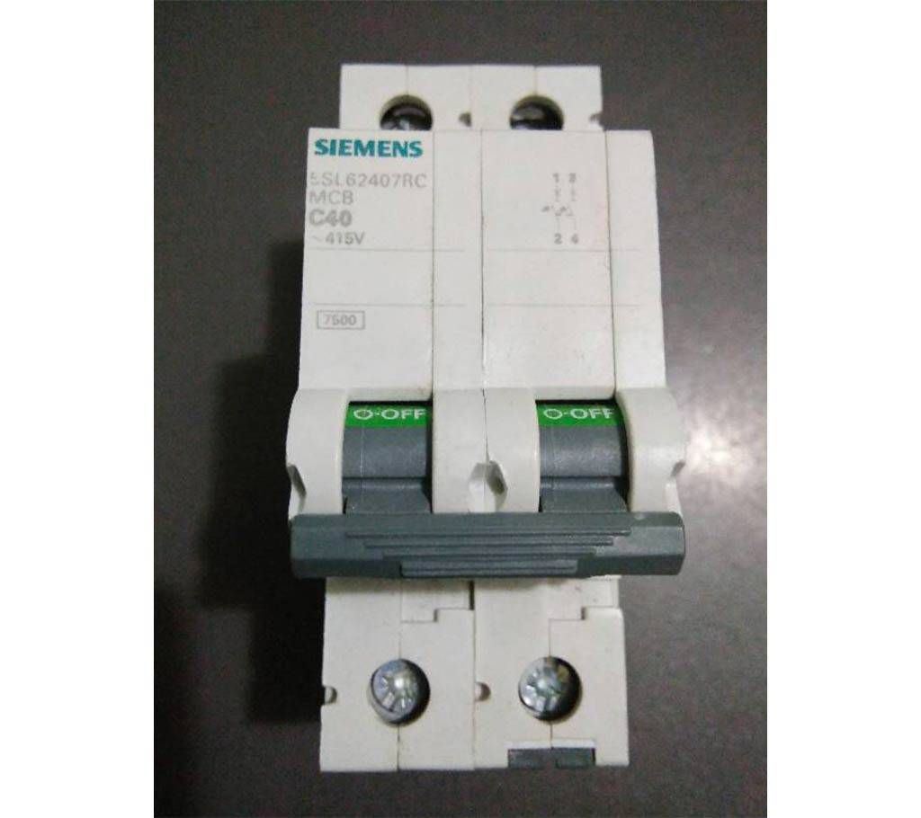 40A to 63A, DP MCB, Siemens