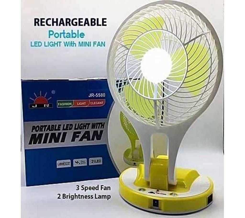 Portable Led Light With Mini Fan11