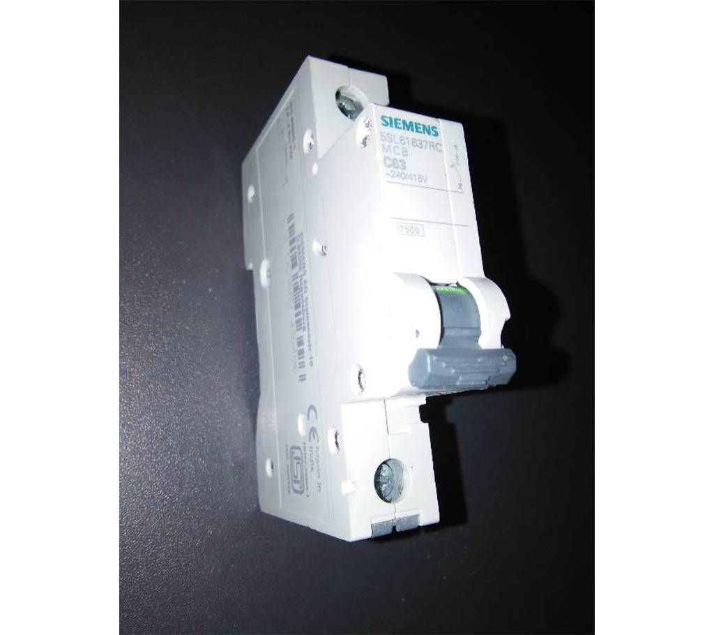 40A to 63A, SP MCB, Siemens