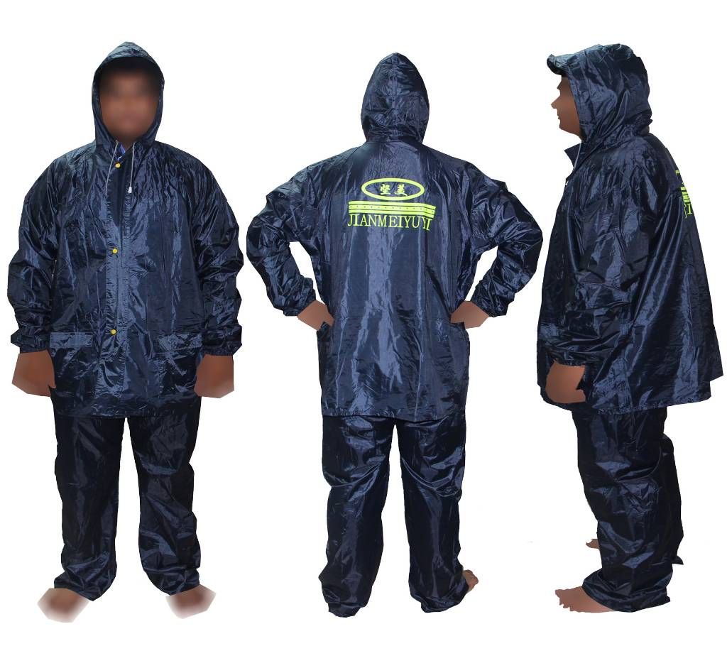 Rain coat with Trouser For Bikers-Dark Blue