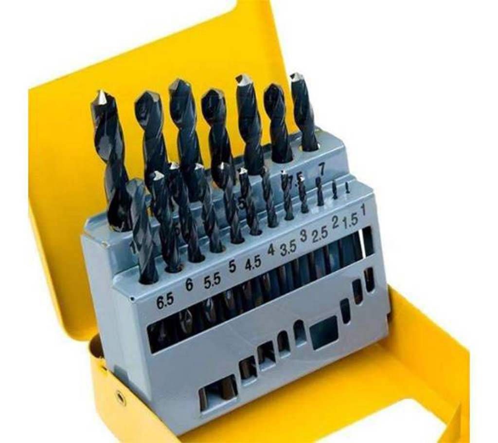 Tolsen HSS Twist Drill Bits Set - 19 Pcs