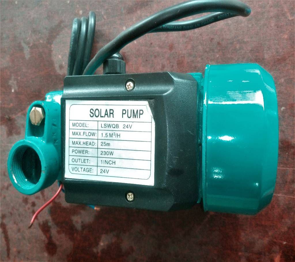 Battery/Solar Operated Water Pump Set-24 Volt.
