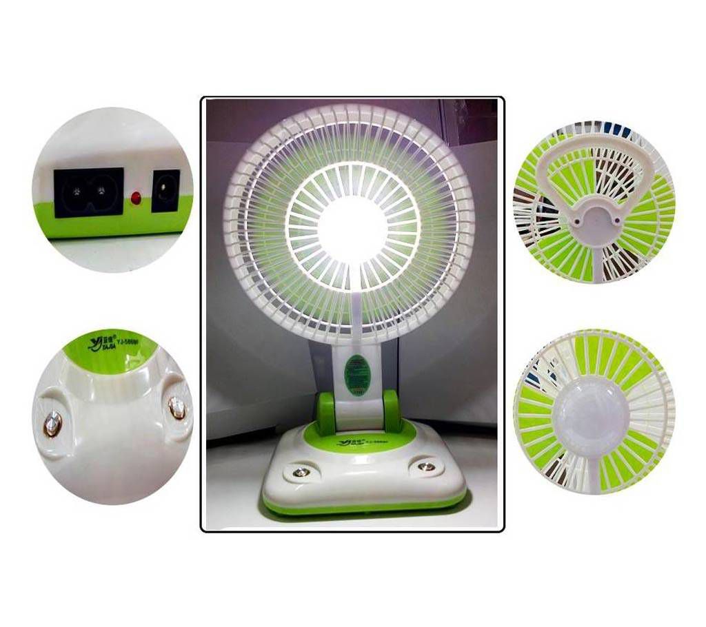Multifunction Rechargeable Fan With Led Light YJ 5869F