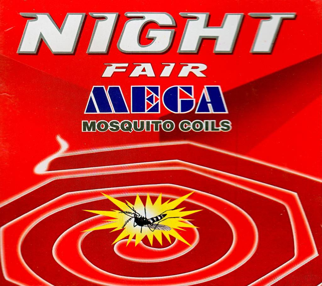 Night Fair Mega Mosquito Coil - 2 Packet