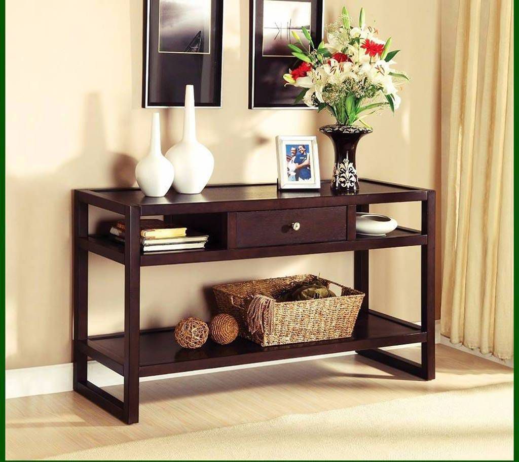 Malaysian MDF Wooden Console Table