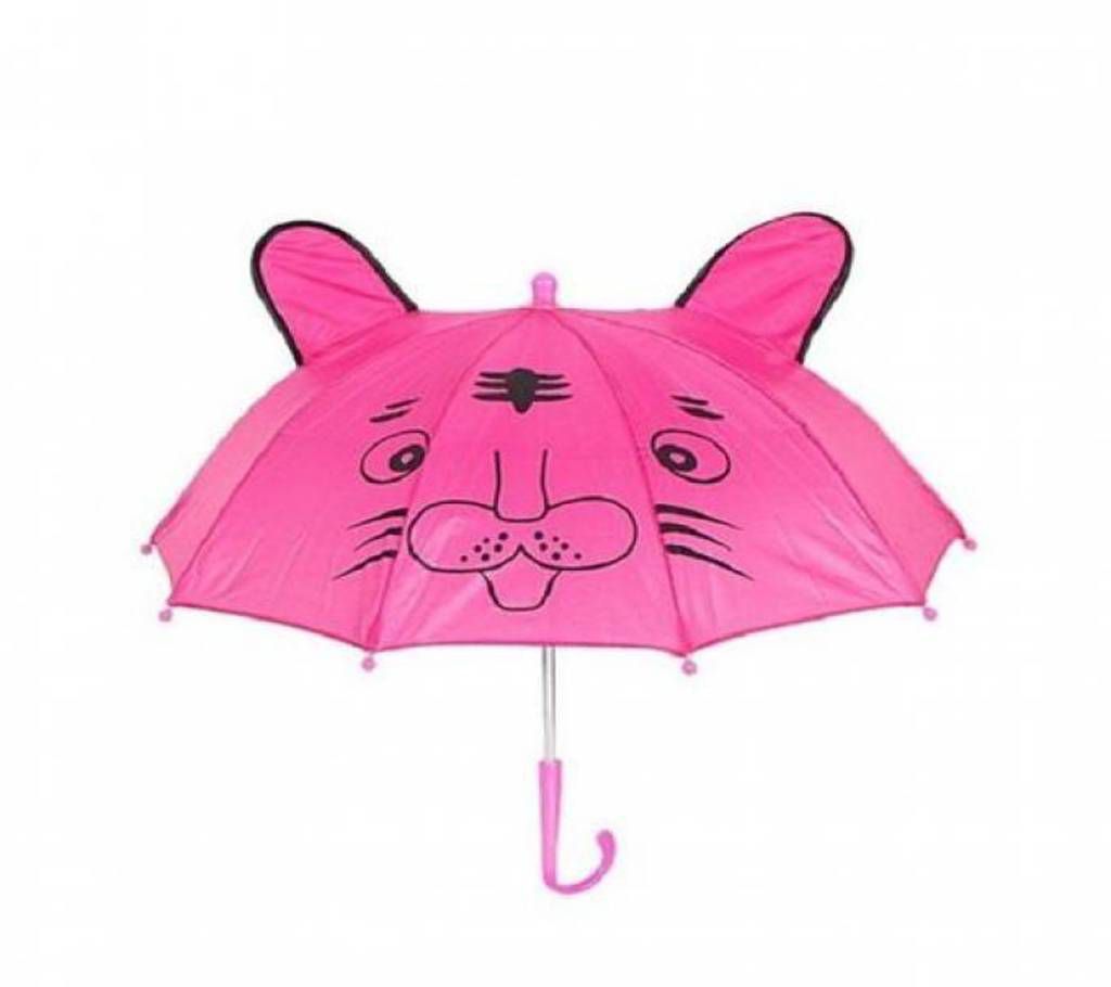 Metal and Polyester Fashionable Umbrella - Pink