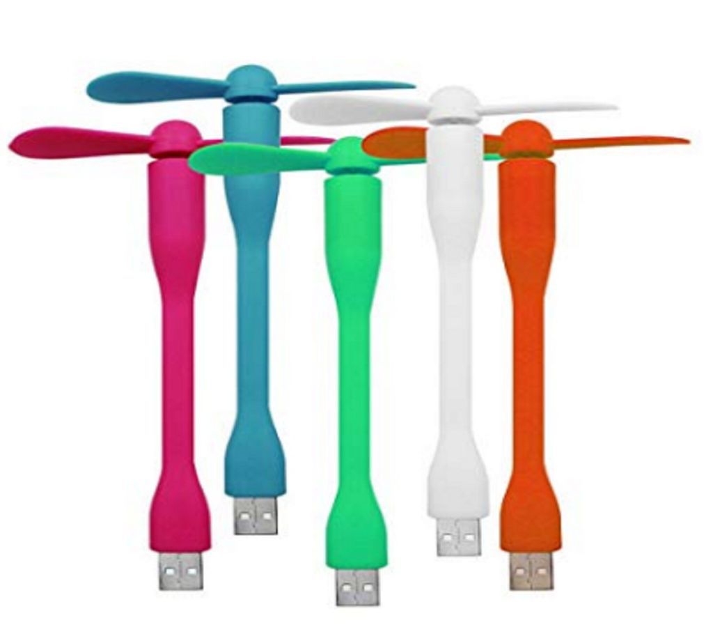 1pc Flexible USB fan random colour