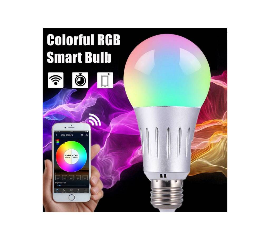 WIFI LED Bulb Magic Smart Home RGBW Bulb 7W RGBW E27 Dimmable Group LED Light Smart