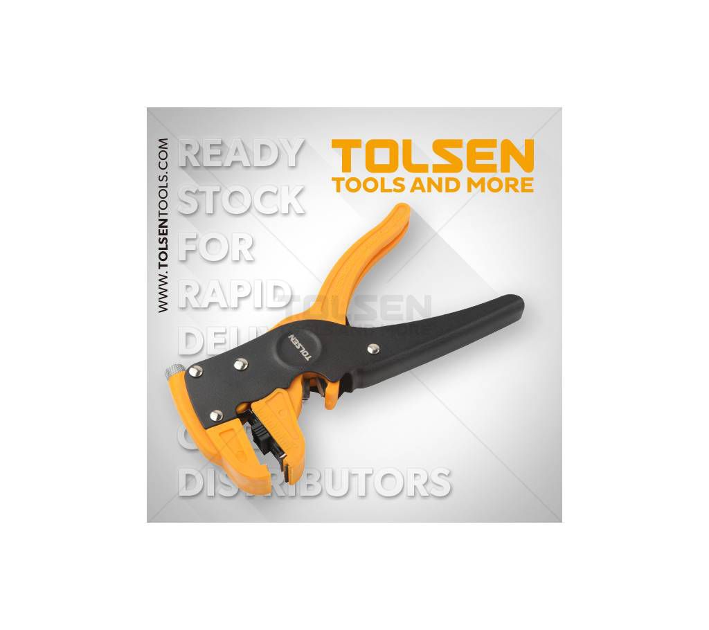 TOLSEN Heavy Duty Adjustable Automatic Wire Stripper & cutter (0.5-6mm) 38050