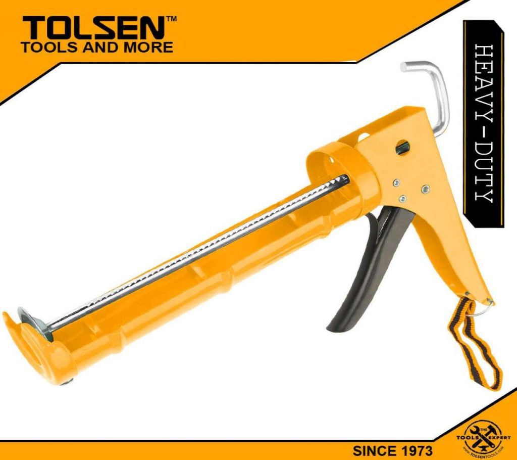 Tolsen 3 in 1 Heavy Duty Silicon Caulking Gun (225mm,9) 43043