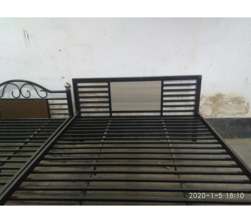 double size stylish steel bed