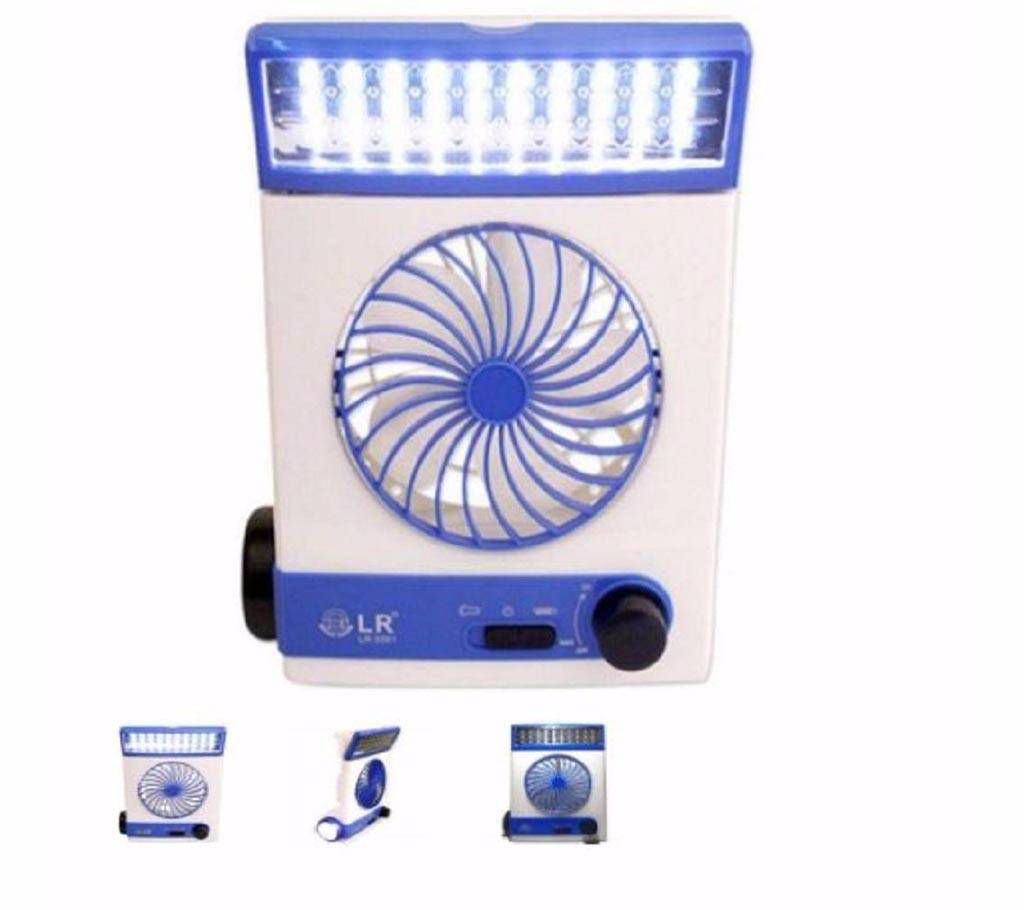 3 in 1 rechargeable fan and light