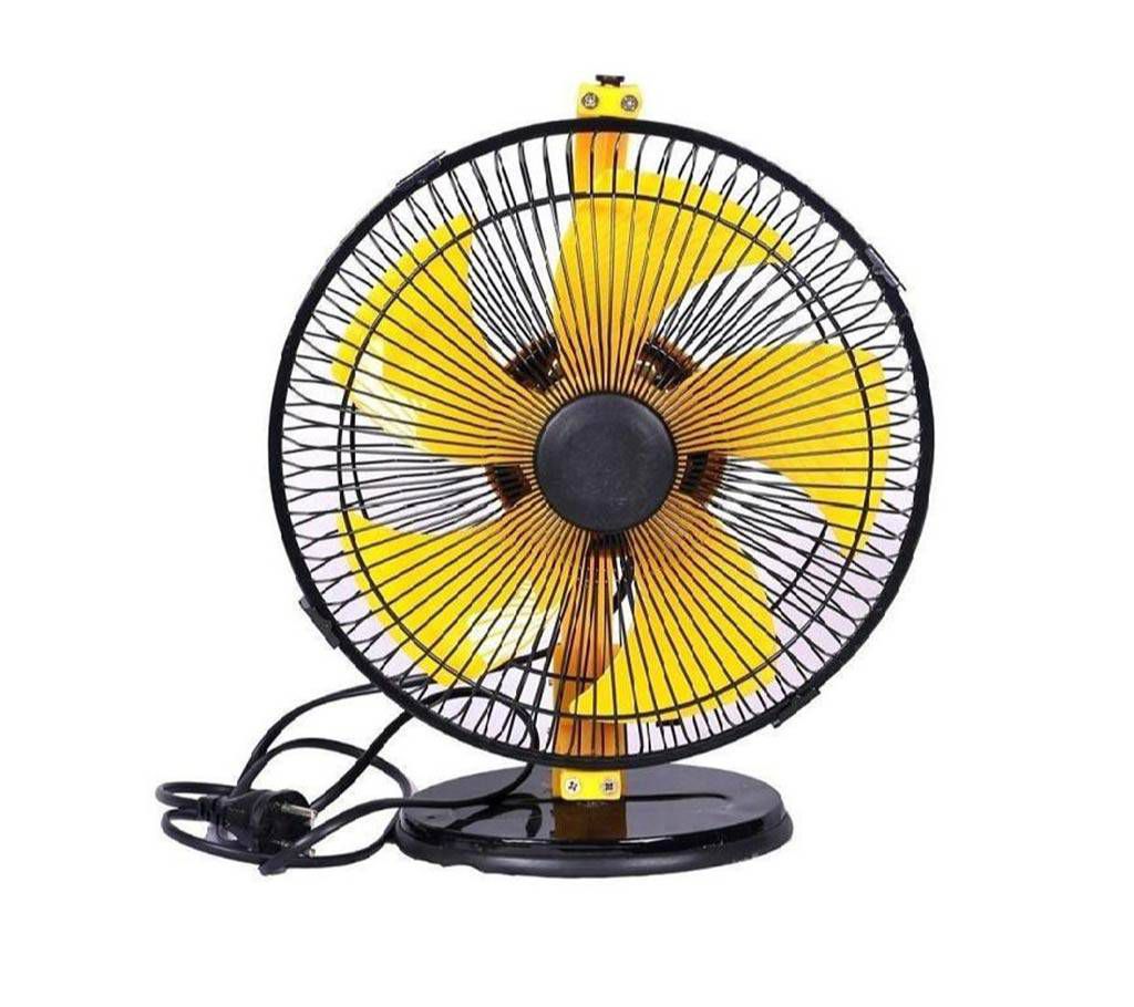 Super Fast Moving Speed Table Fan - Black and Yellow