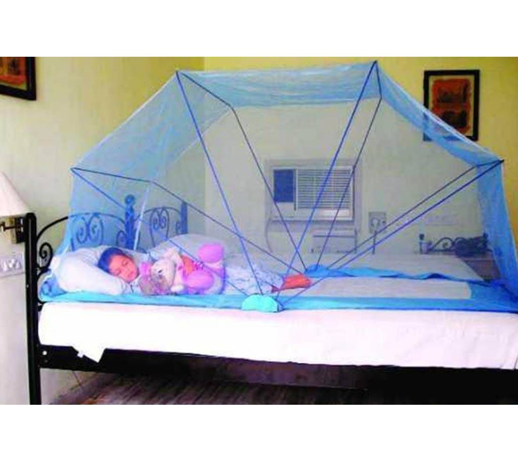 Push & Pull Fold adult Mosquito Net for Single Bed(Multi Color)