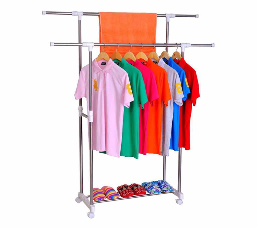 Clothes hanging stand- two layers 