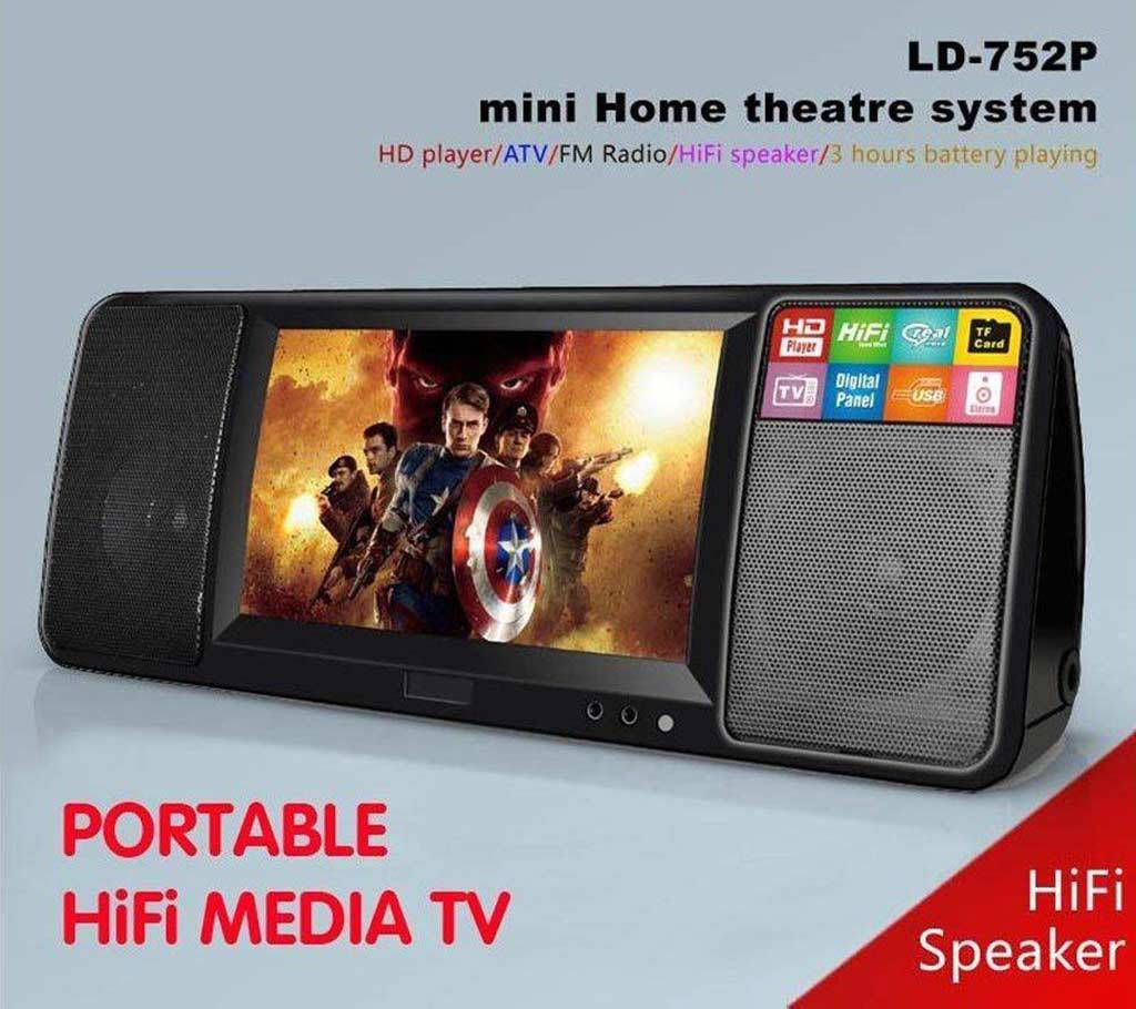 Portable HiFi-7" media TV 