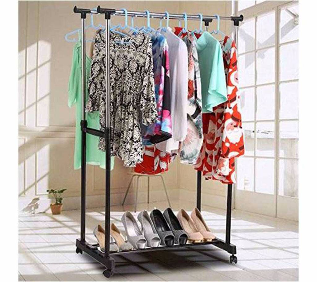 Folding 2 Layer cloth and Shoe Rack