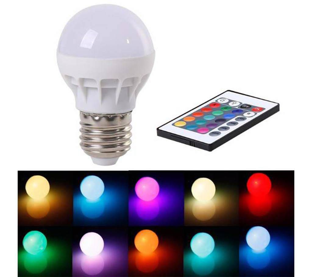16 Color Changing Light Bulb with Remote Control