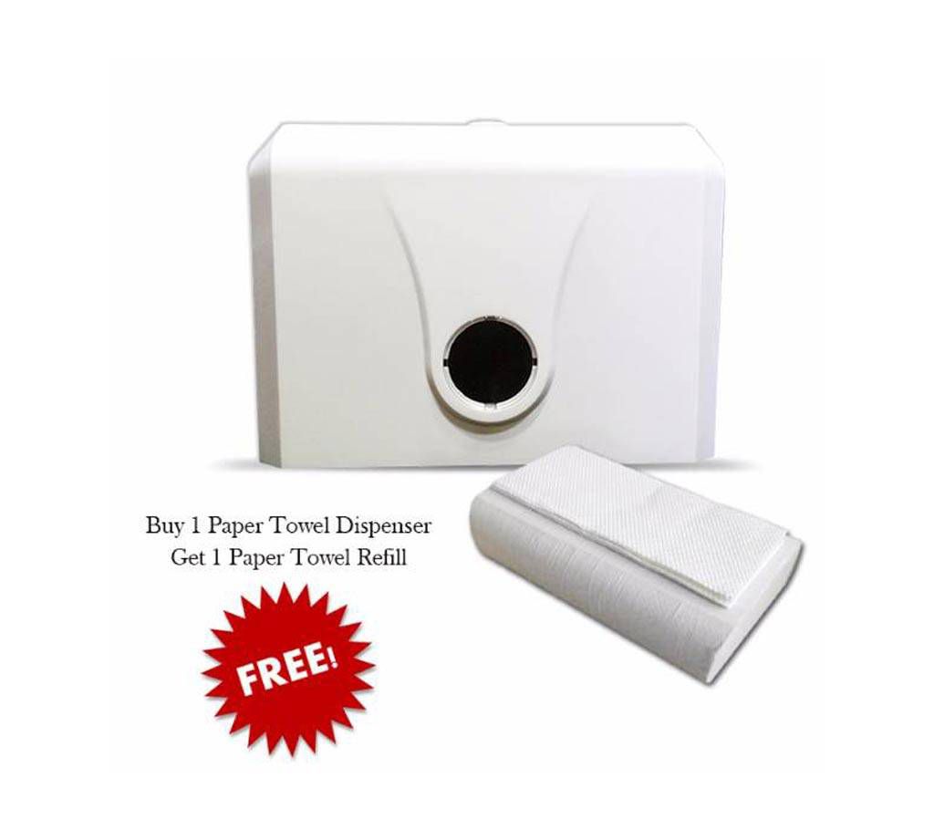 Dispenser For Paper Towel - White
