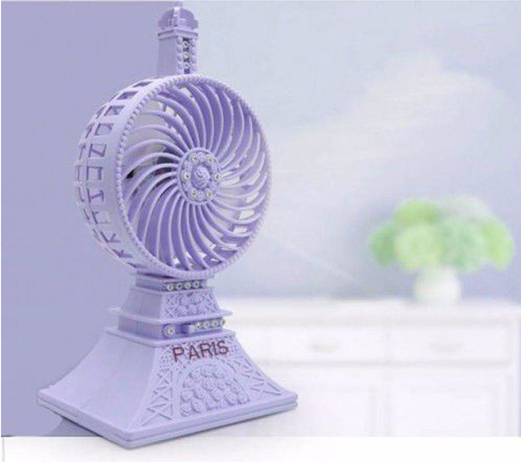 Paris Design USB Rechargeable Mini Fan