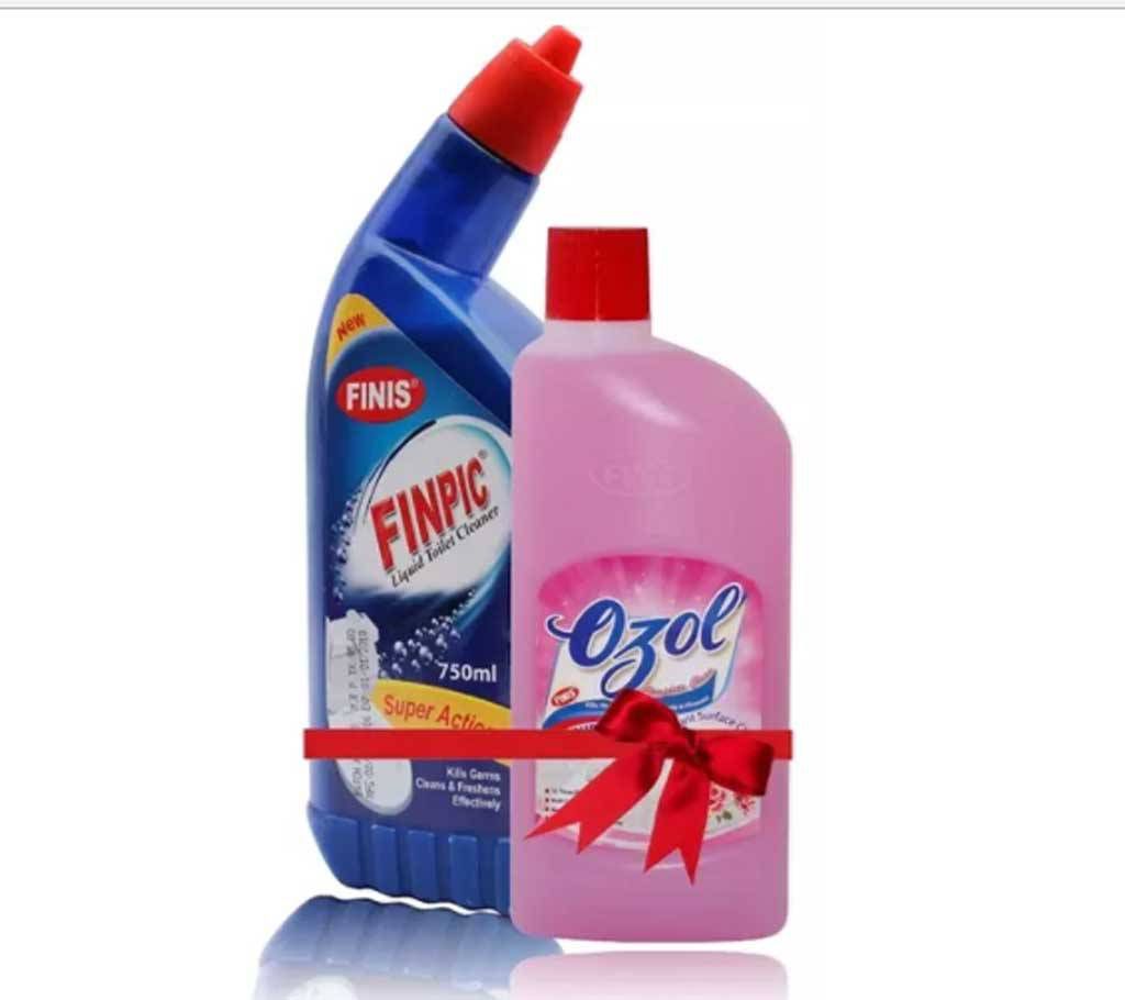 Finpic Toilet Cleaner & Ozol Carbolic Combo