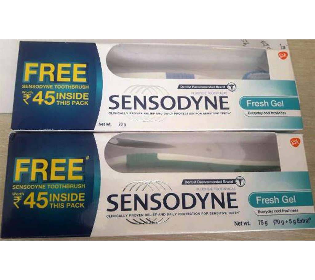 SENSODYNE Toothpaste With Free Toothbrush 