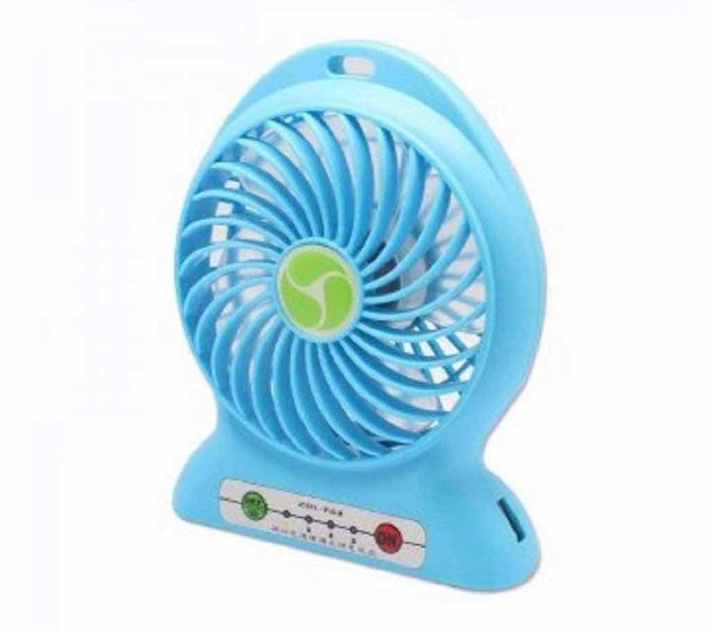 Portable USB rechargeable fan and power bank