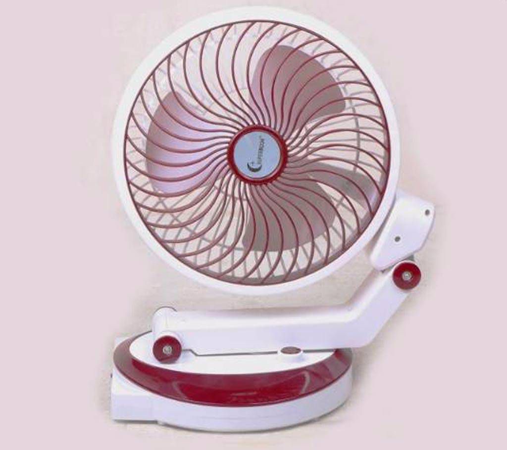 Supermoon Rechargeable Table Fan with Light