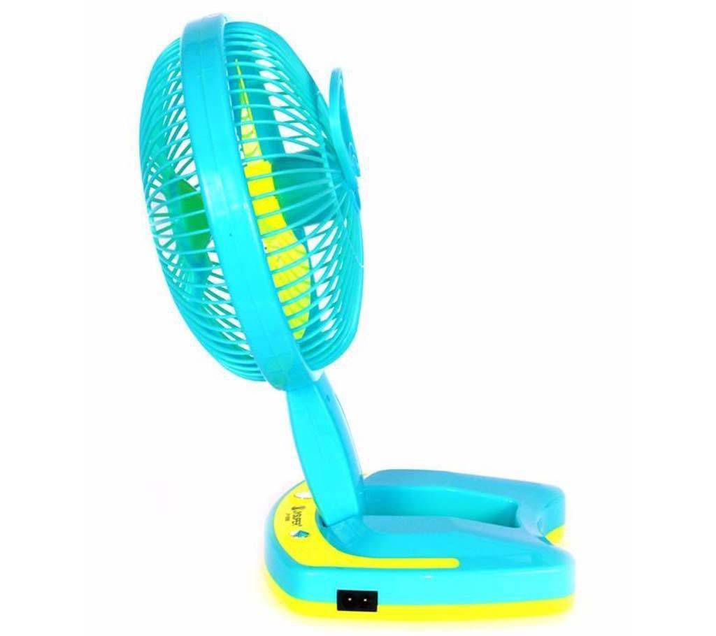 Rechargeable Table Fan with light 