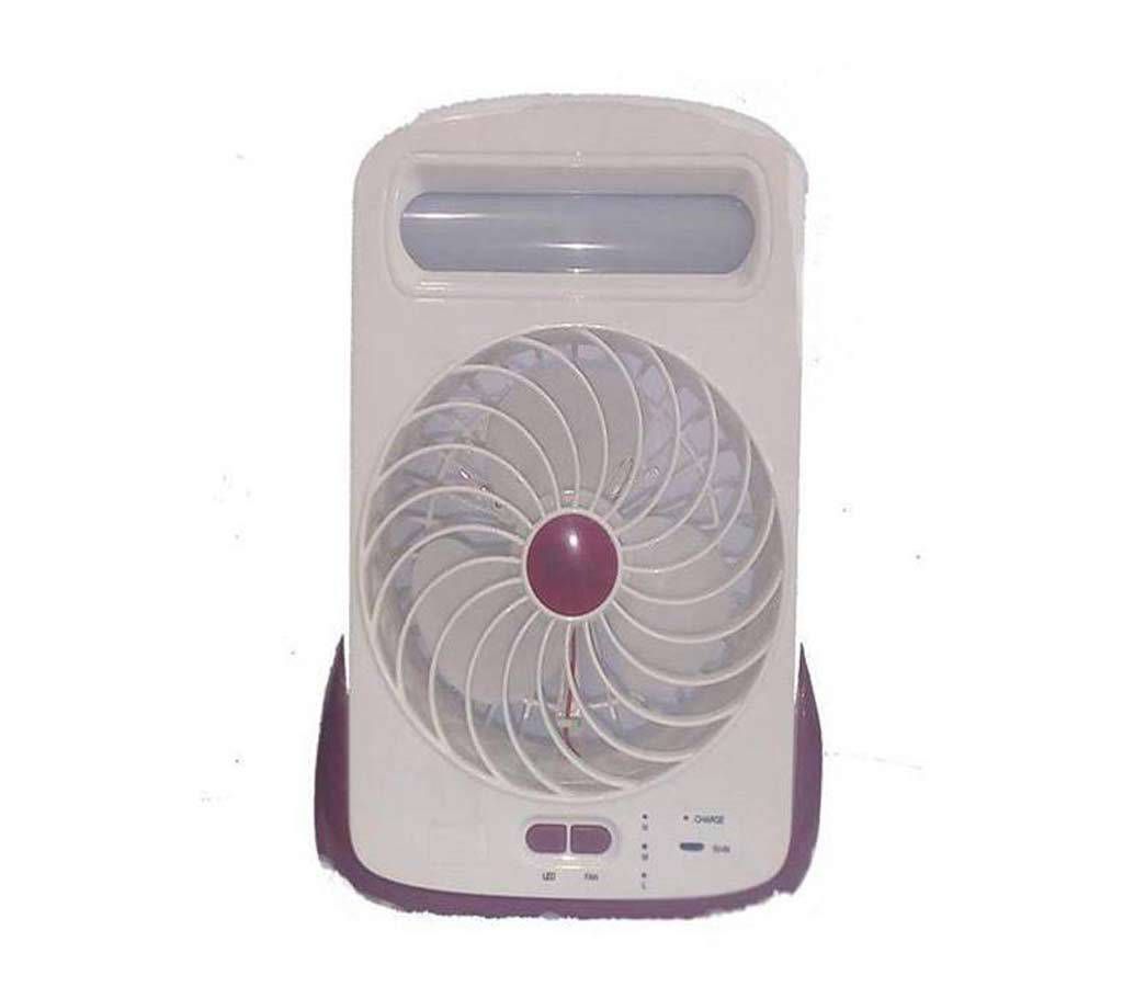 Bright Star 3 in 1 AC-DC Rechargeble Mini Fan with Light